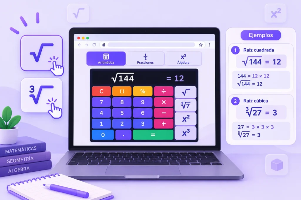 Calculadora Alicia Online Gratis: Resuelve Matemáticas 5 05 Calcula Raíces Cuadradas y Cúbicas